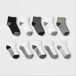 🟢3/$15 🆕 CAT & JACK 10-pack of Ankle Socks 🧦